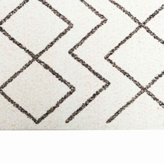 Килим за кухня Tribal Pattern, бял 180 x 60 cm Кадифе