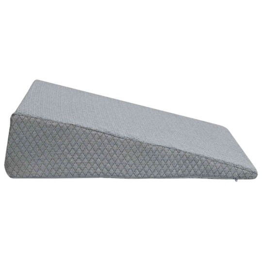 Клиновидна възглавница за легло Bed Wedge Memory, 69 x 64 x 19 см, сива