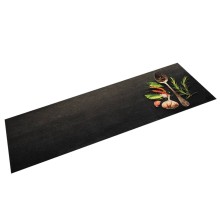 Кухненско килимче подправки, 45x150 см, кадифе