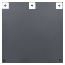 Квадратен комплект стенно огледало без рамка с 8 регулируеми LED крушки 60 x 60 см
