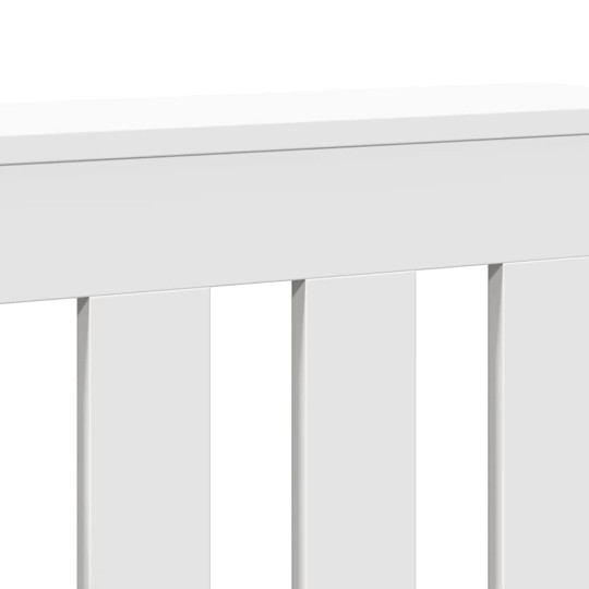 Разтегателна декоративна решетка за радиатор ALVERO, бял, 156-205x21,5x83,5 см