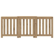 Разтегателна декоративна решетка за радиатор ALVERO, дъб артизан, 156-205x21,5x83,5 см