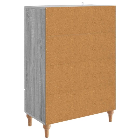 Шкаф ARCO с 2 врати и долно чекмедже, сив дъб сонома, 66 x 34,5 x 95 см
