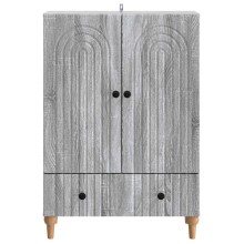 Шкаф ARCO с 2 врати и долно чекмедже, сив дъб сонома, 66 x 34,5 x 95 см