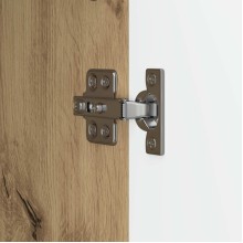 Шкаф LINEA с 2 врати и фрезовани фронтове, дъб артизан, 66 x 34,5 x 90 см