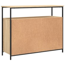 Шкаф за съхранение с врати, дъб сонома, 100 x 35 x 80 см