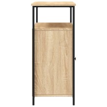 Шкаф за съхранение с врати, дъб сонома, 100 x 35 x 80 см