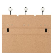 Стенна закачалка FUN с 6 куки LIVE LIFE, 120 x 40 см