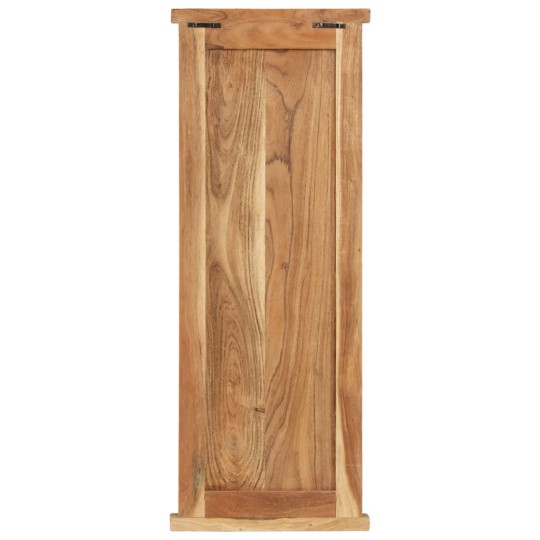 Стенни закачалки, масивна акациева дървесина, комплект от 2 бр., 38 x 100 см