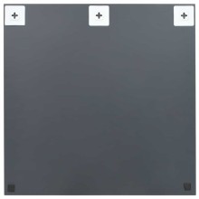 Стенно огледало без рамка със заоблени ръбове 60 x 60 см