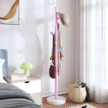 Стояща закачалка PASTEL, розова, ⌀ 35 см, височина 172 см