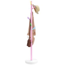 Стояща закачалка PASTEL, розова, ⌀ 35 см, височина 172 см