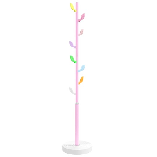 Стояща закачалка PASTEL, розова, ⌀ 35 см, височина 172 см