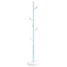 Стояща закачалка PASTEL, синя, ⌀ 35 см, височина 172 см