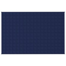 Тежко одеяло синьо 122x183 см 9 кг