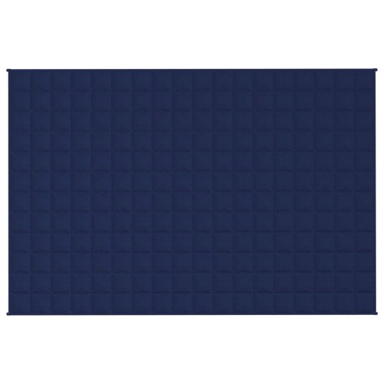 Тежко одеяло синьо 122x183 см 9 кг