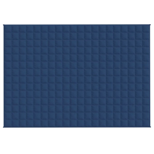 Тежко одеяло синьо 140x200 см 10 кг
