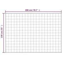 Тежко одеяло синьо 140x200 см 10 кг