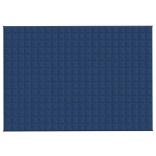 Тежко одеяло синьо 155x220 см 7 кг
