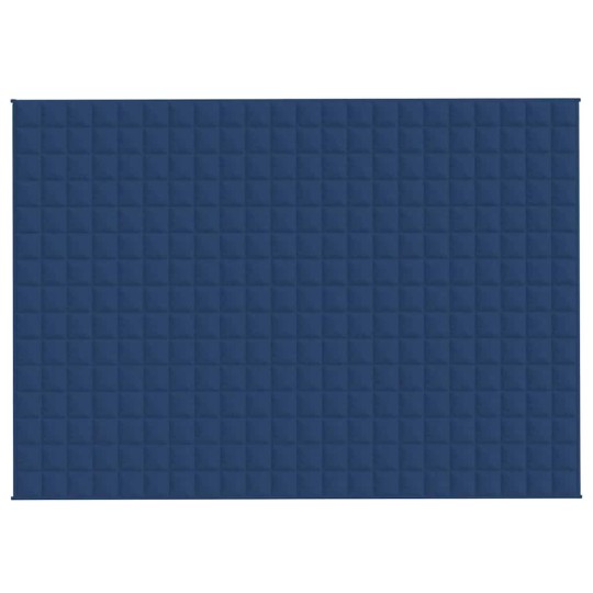 Тежко одеяло синьо 155x220 см 7 кг