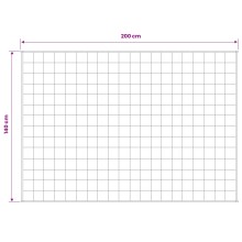 Тежко одеяло бяло 140x200 см 10 кг