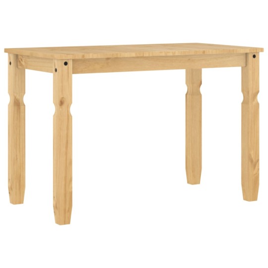 Трапезна маса Corona в стил Rustic, чамова дървесина масив с меденовосъчен финиш, 112 x 60 см