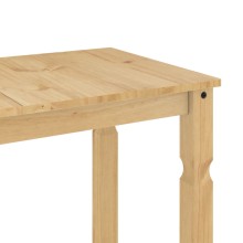 Трапезна маса Corona в стил Rustic, чамова дървесина масив с меденовосъчен финиш, 112 x 60 см