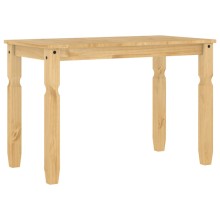 Трапезна маса Corona в стил Rustic, чамова дървесина масив с меденовосъчен финиш, 112 x 60 см