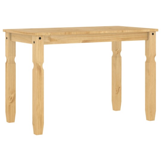 Трапезна маса Corona в стил Rustic, чамова дървесина масив с меденовосъчен финиш, 112 x 60 см