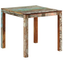 Трапезна маса в стил Artisan / Vintage, регенерирано дърво масив, 82 x 80 см