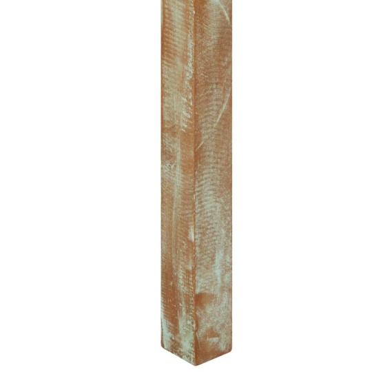 Трапезна маса в стил Artisan / Vintage, регенерирано дърво масив, 82 x 80 см