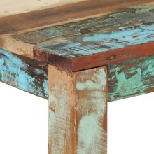 Трапезна маса в стил Artisan / Vintage, регенерирано дърво масив, 82 x 80 см