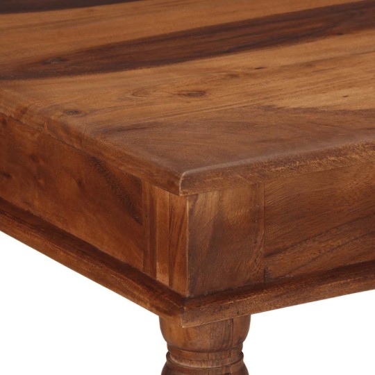 Трапезна маса в стил Colonial / Rustic, акациево дърво масив с меден финиш, 120 x 60 см