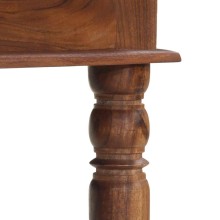 Трапезна маса в стил Colonial / Rustic, акациево дърво масив с меден финиш, 120 x 60 см