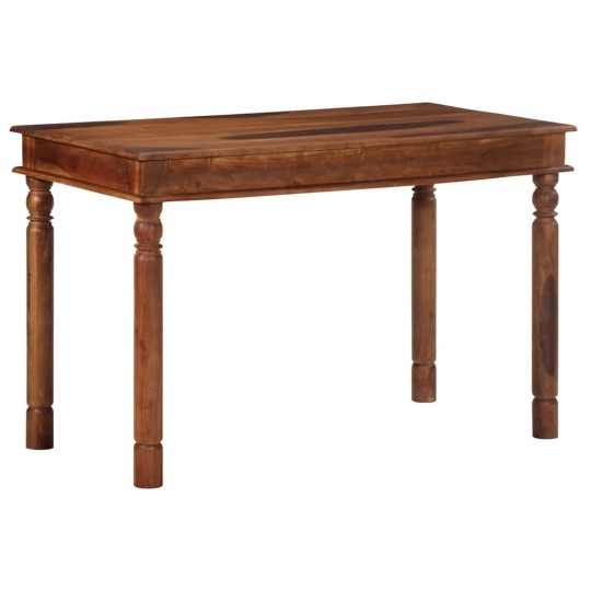 Трапезна маса в стил Colonial / Rustic, акациево дърво масив с меден финиш, 120 x 60 см