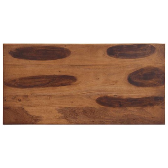 Трапезна маса в стил Colonial / Rustic, акациево дърво масив с меден финиш, 120 x 60 см