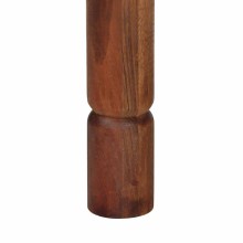 Трапезна маса в стил Colonial / Rustic, акациево дърво масив с меден финиш, 120 x 60 см