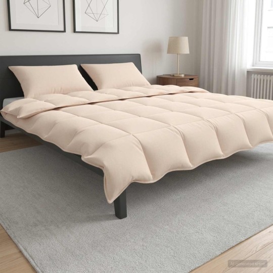 Всесезонен комплект Kapok Cotton Home със завивка и възглавница с пълнеж от капок, 2 части