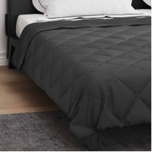 Зимна олекотена завивка Color Comfort с полиестерен пълнеж, 300 г/м², в цвят антрацит
