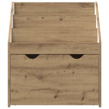 Детска етажерка за книги с чекмедже, с декор дъб артизан, 60 x 29,5 x 69 см