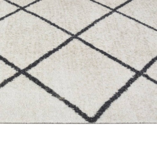 Кухненско килимче Grid pattern, 45x150 см, кадифе