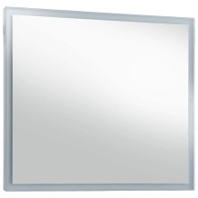 LED стенно огледало за баня с периферна светеща рамка, 80x60 см