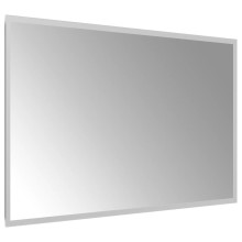 LED стенно огледало за баня с периферна светеща рамка и USB захранване, 50x80 см