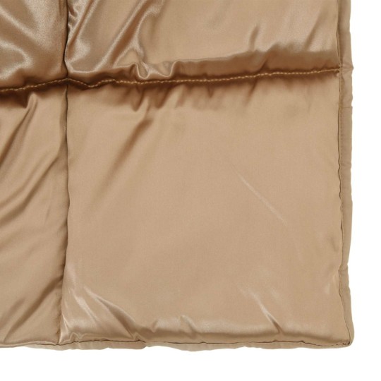 Лятна олекотена завивка Satin Glow от сатен и микрофибър, 200 г/м², златиста