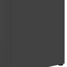 Метална поставка за чадъри MINIMAL, черна, 15,5 x 15,5 x 49 см