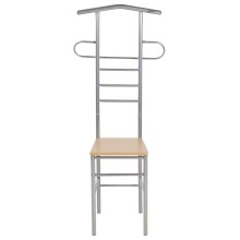 Метална закачалка тип стол, комплект от 2 бр., 52 x 40 x 120 см