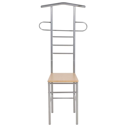 Метална закачалка тип стол, комплект от 2 бр., 52 x 40 x 120 см