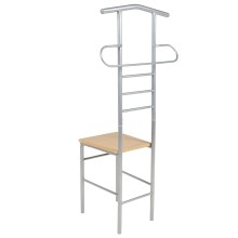 Метална закачалка тип стол, комплект от 2 бр., 52 x 40 x 120 см