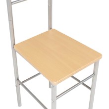Метална закачалка тип стол, комплект от 2 бр., 52 x 40 x 120 см