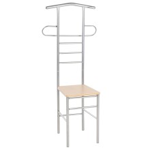 Метална закачалка тип стол, комплект от 2 бр., 52 x 40 x 120 см
